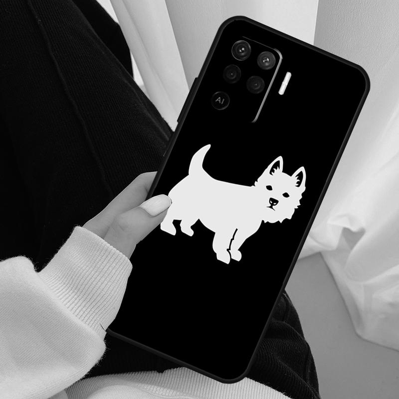 West Highland Terrier Westie Case For Oppo A40 A60 A80 A5 Pro A15 A16 A17 A57 A77 A94 A74 A54 A76 A96 A18 A38 A58 A78 A98