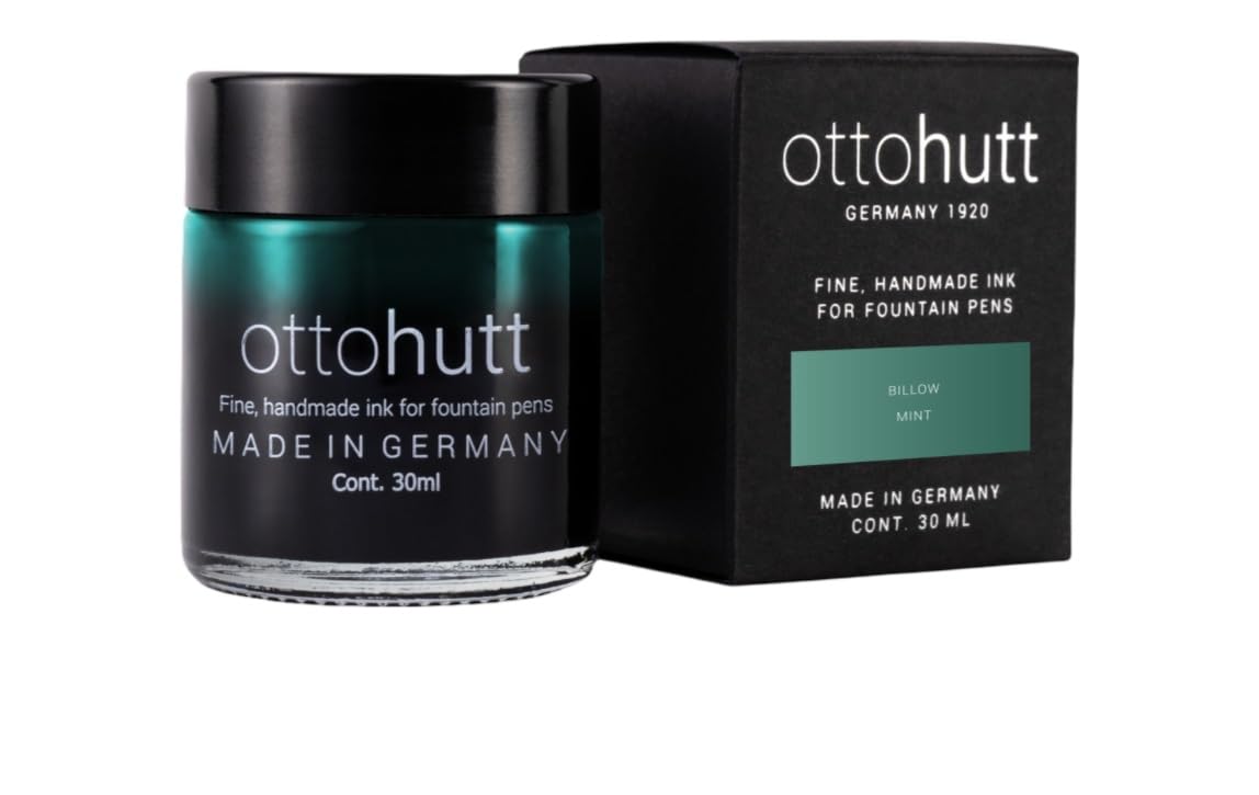 

otto hutt Billow Mint Ink Bottled Fountain Pen Wave Mint 30ml - Ink, Color, Scent, (OH156-11712)
