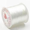 Crystal Elastic Line, Flat Rubber Band Rope 60 Meters Per Roll, Bead Line Diy Jewelry Accessories