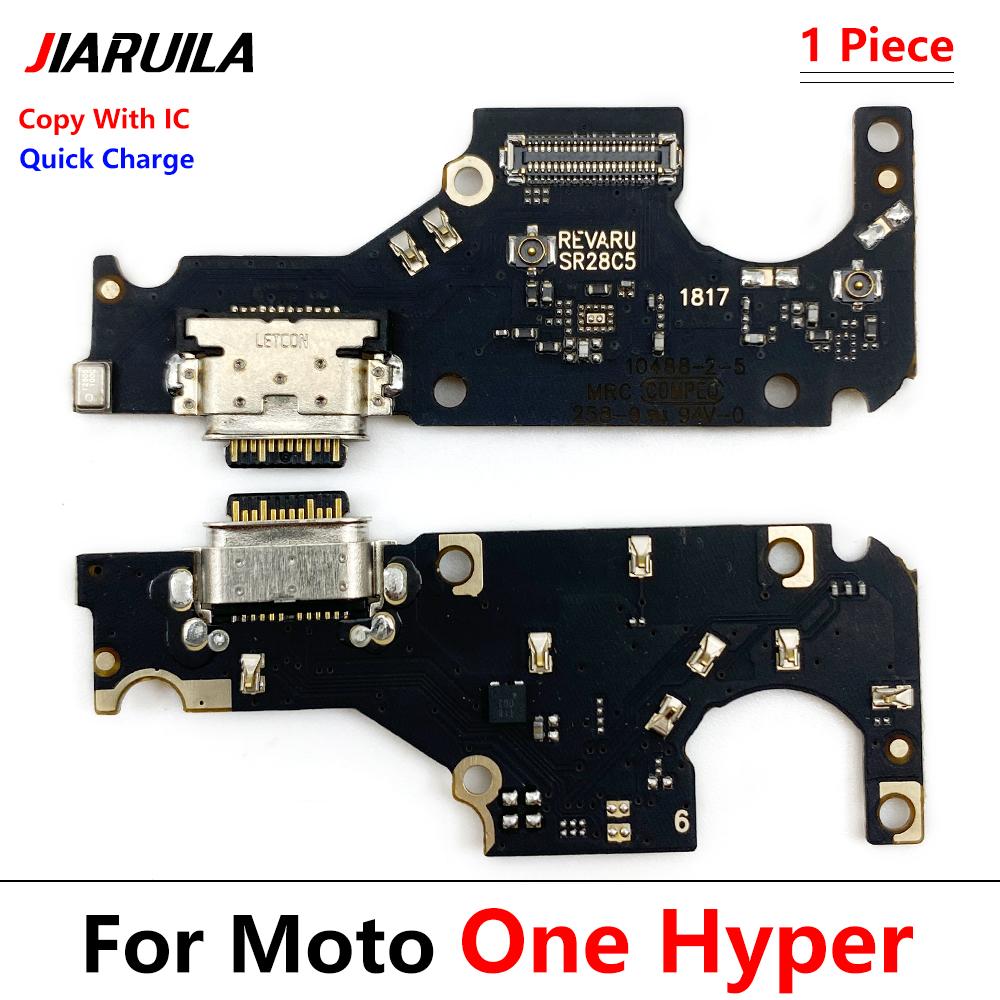 30Pcs,For Moto One Macro Hyper Fusion Action Vision Plus USB Micro Charger Charging Port Dock Connector Microphone Board Flex