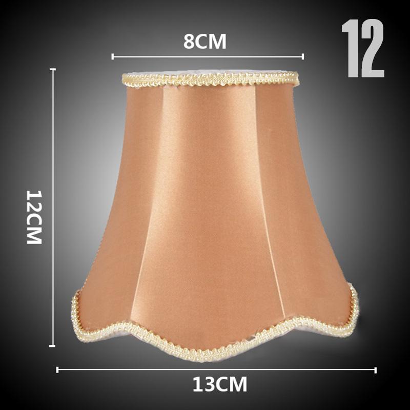 Simple Chandelier Lamp Shade Retro Candle Chandelier Cloth Lampshade Nordic Style Modern Lamp Cover For Home Decoration