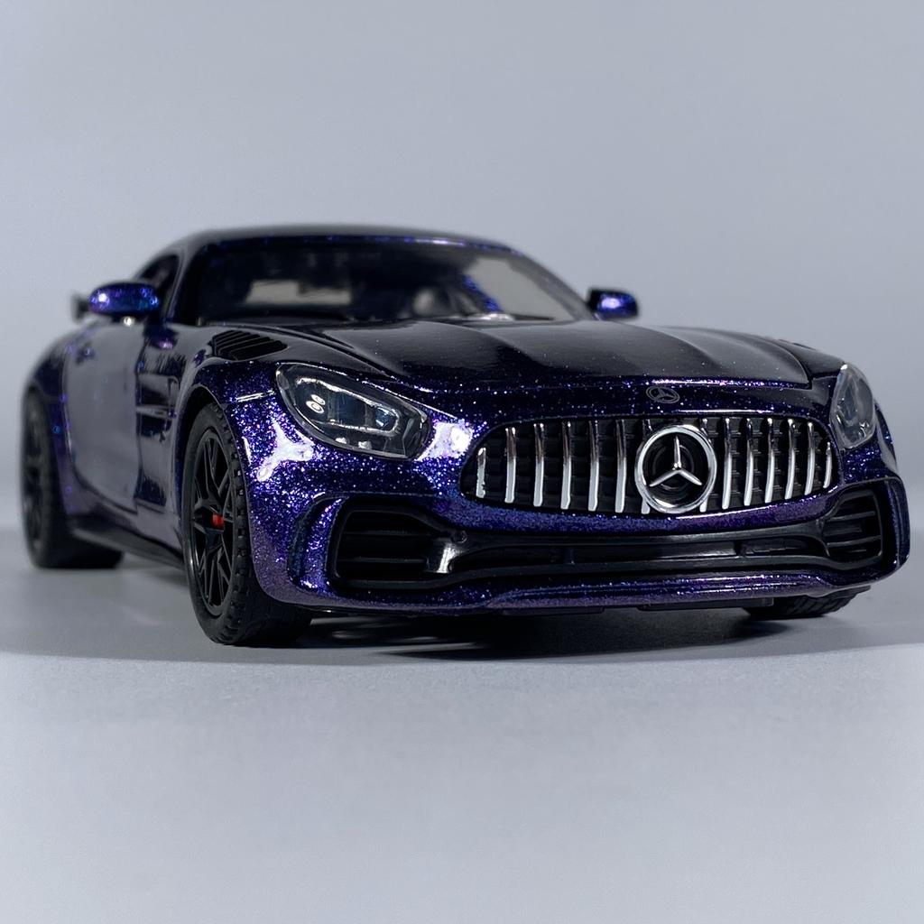NHE2 1:32 Benz AMG GT Super Sports Car Alloy Metal Diecast Model Car Sound And Light Pull Back Classic High Simulation Ornament Gifts