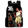 Grand Theft Auto Grand Theft Auto Peripheral Animation Backpack Men's and Women's School Bags