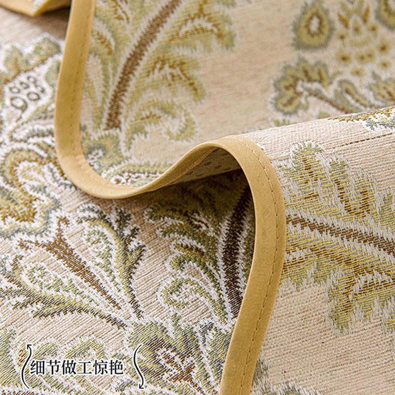 Chenille Sofa Cushion Non-slip Anti-wrinkle Sofa Cover All Seasons General European Modern Romantic Plant Jacquard Couch Cushion