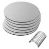 Set di Supporti per Sottobicchieri 6 Pezzi Supporto per Tazza in Acciaio Inossidabile Tappetino Antiscivolo Termoisolante per Ciotola