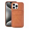 Multifunctional Vertical Flip Card Wallet Holder Vegan Leather Back Phone Case