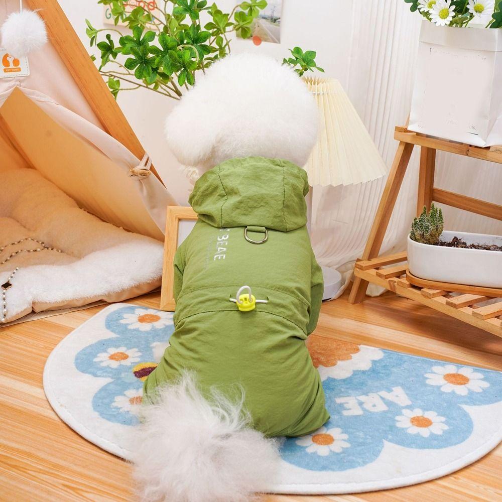 Windproof Dogs Jumpsuit Four-Legged Pet Apparel Fashion Dog Clothes for Spring Summer Autumn