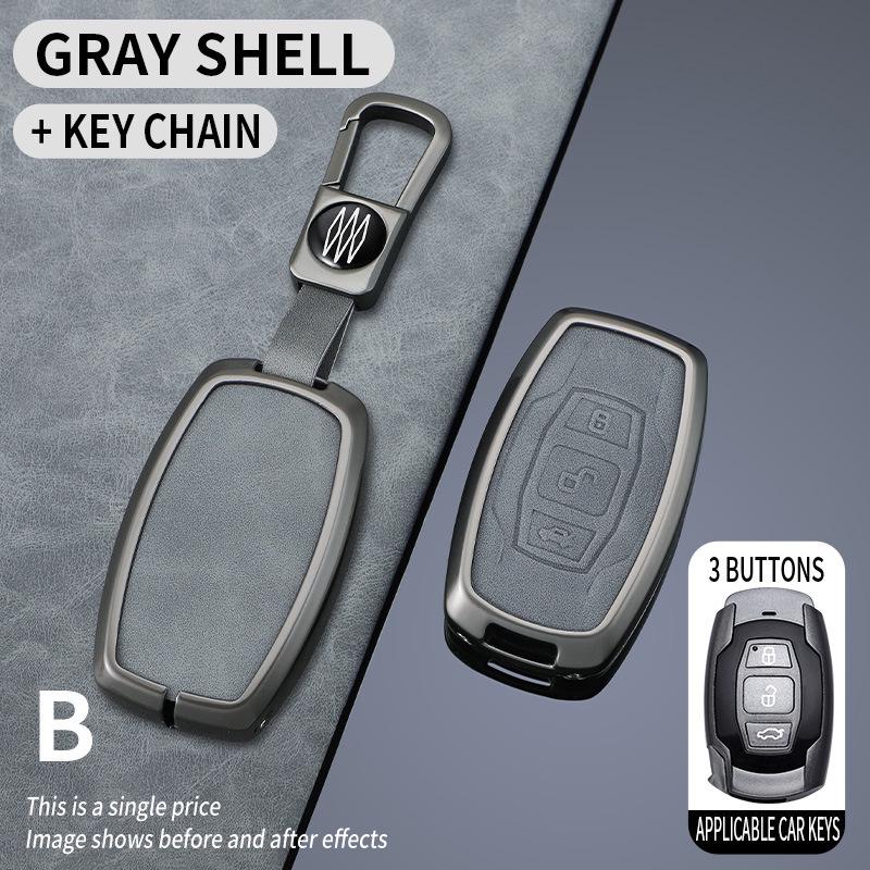 Premium Key Case for BYD Pro: Compatible with Song Plus, Yuan DMI, Dolphin, Han, Tang, Qin, Han EV - Protective Shell with Buckle