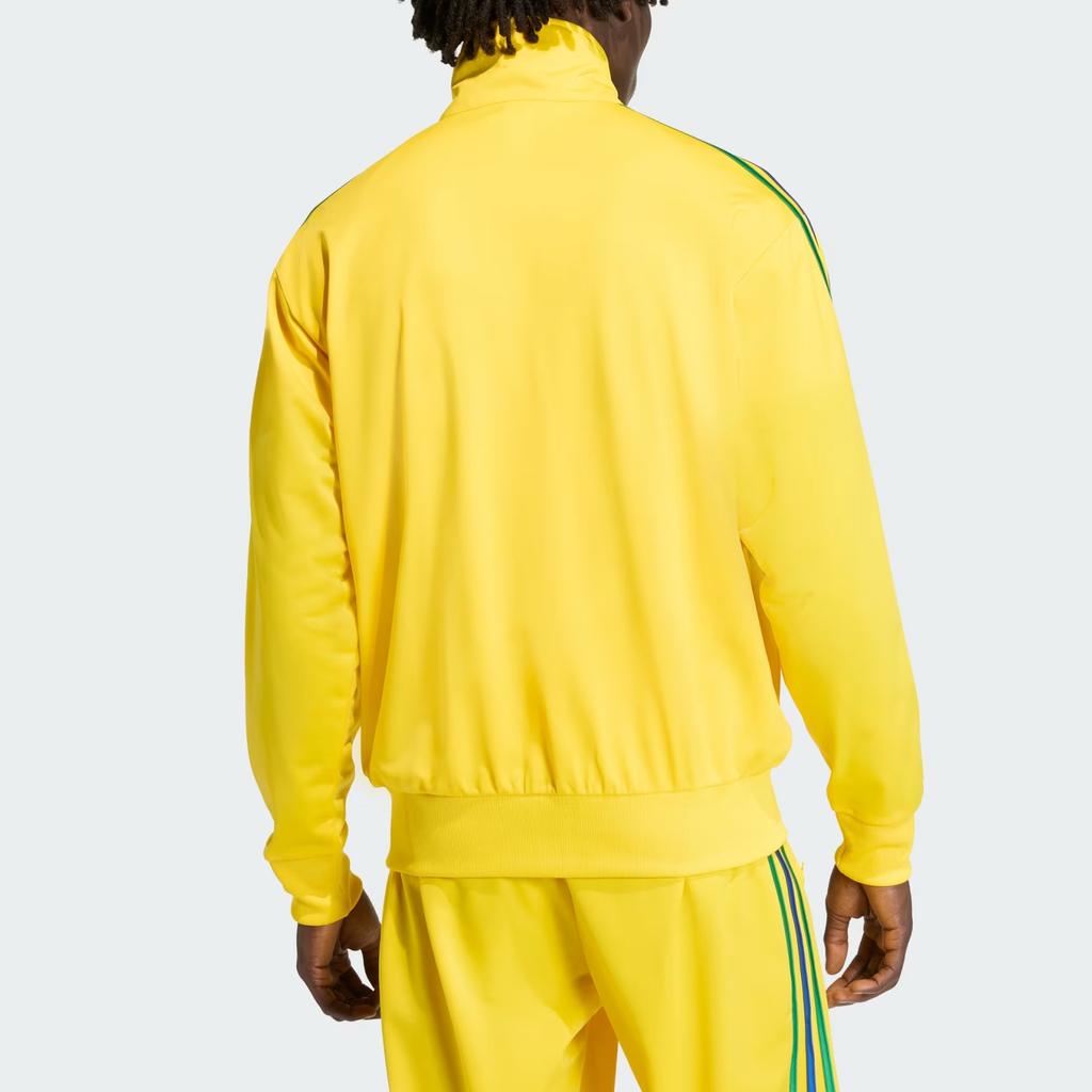adidas Originals Firebird Track Top Eqt Yellow/Green/Collegiate Royal Men Outerwear Eqt-Yellow Green Collegiate-Royal KD3848