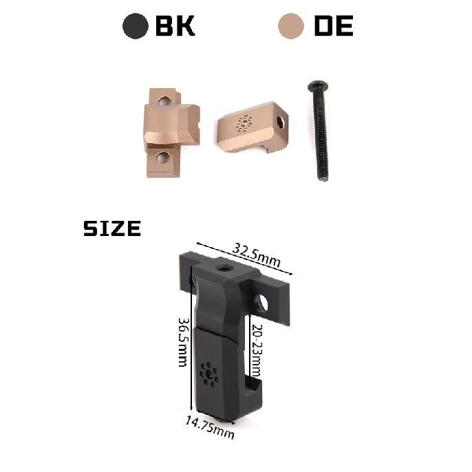 Tactical 20mm MLOK Picatinny Rail Quick Release Mount Base for M300B M600B Scout Flashlight,ARIS T-shaped Flashlight Base