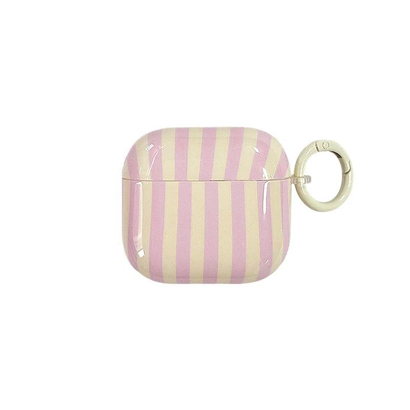 Simple Contrasting Stripes AirpodsPro1 Earphone Case for Apple 1/1/1/1st Generation Wireless Bluetooth Case