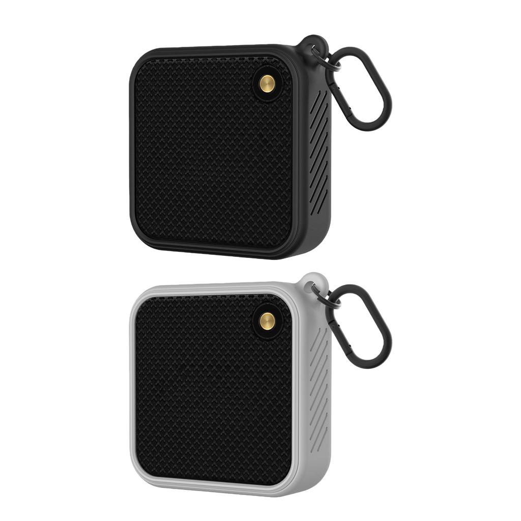 Durability AntiImpact Silicone Cover for Bluetooth-compatible Speaker Frame with Carabiner Clip Easy to Clean Surfaces