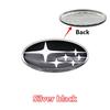For Subaru Forester Outback Legacy Impreza STI BRZ Auto Accessories 58mm Aluminium Car Steering Wheel Center Emblem Badge Decal wr3