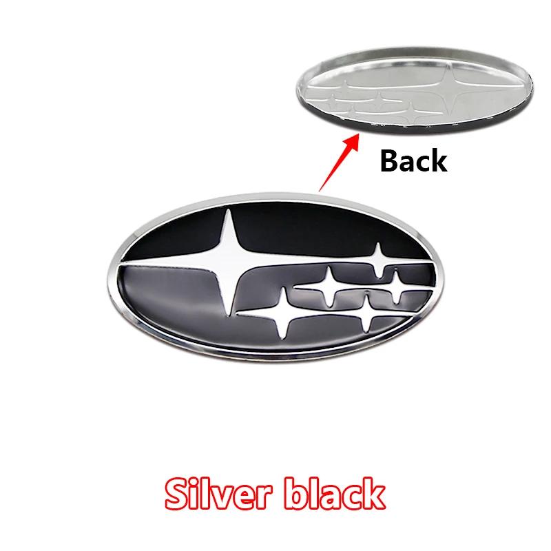 For Subaru Forester Outback Legacy Impreza STI BRZ Auto Accessories 58mm Aluminium Car Steering Wheel Center Emblem Badge Decal wr3