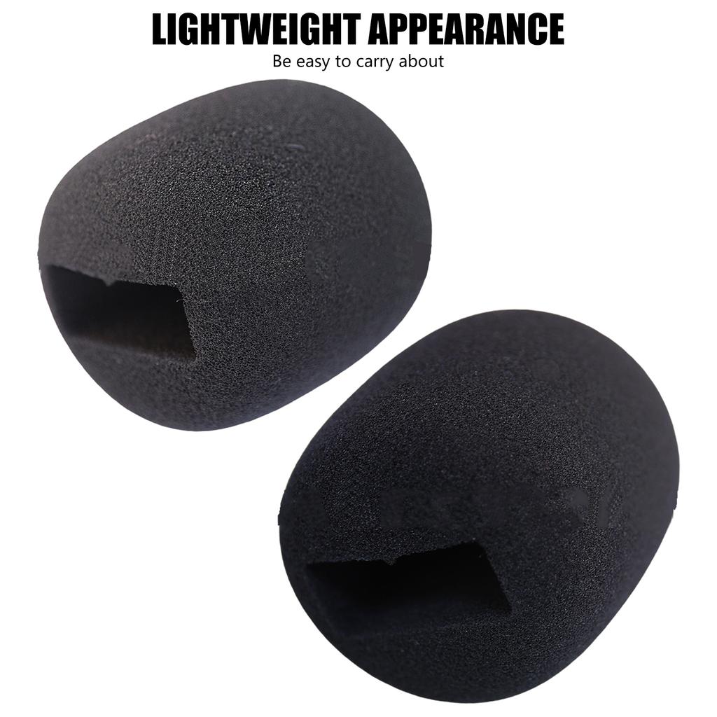Noise Reduction Sponge Cover for Rode/Godox Lavalier Microphones Clip on Mic Windscreen Protector Universal Accessory