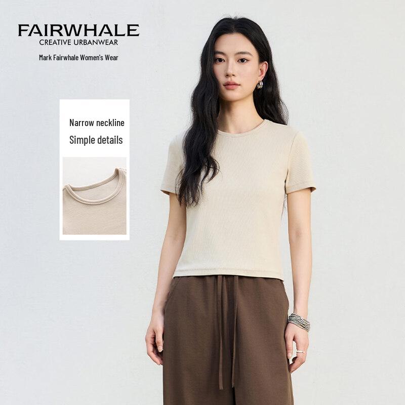 

Mark Fairwhale Milk Puff Combed Cotton Short Sleeve T-shirt L