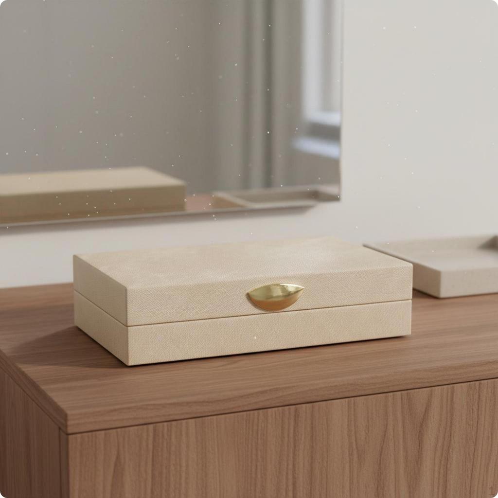 Jewelry Box Minimalist Storage Modern Desk Organizer for Dressing Table 25137cm