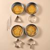 1/4pc Sugar Cookie Cutter Sugar Cookie Mold Stainless Steel Korean Cookies Game Tools For Squid TV Fans and Kids Party Game