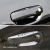 Carbon Fiber Style Door Handles Trim Cover Fit For Dodge Challenger 2015-