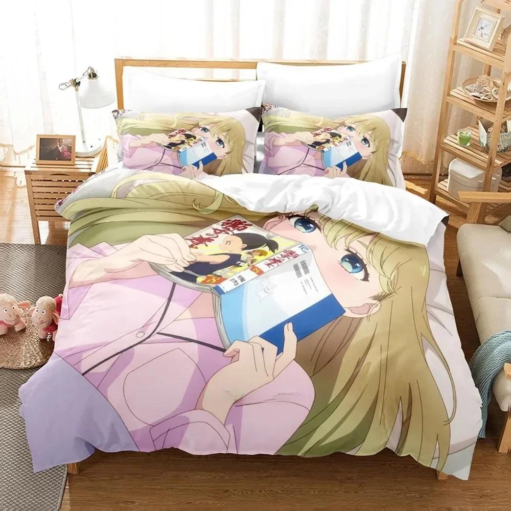 Fashion Anime A Galaxy Next Door Bedding Set Printed Bed Set With Pillowcase Bed Duvet Cover Single Double Queen Super King Size