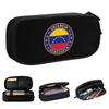 Valencia Venezuela Venezuelan Flag Pencil Case Classic Pen Bag Student Big Capacity Office Zipper Pencil Box