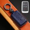 Leather Car Remote Key Case Fob Cover Shell for Land Rover Range Rover Evoque Discovery Sport Velar for Jaguar XE E-PACE XF