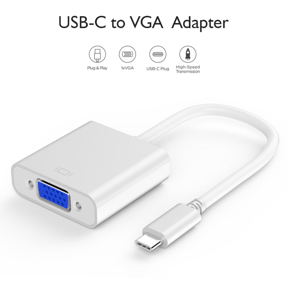 Multifunctional USB C To VGA Adapter Type C To VGA Adapter Converter