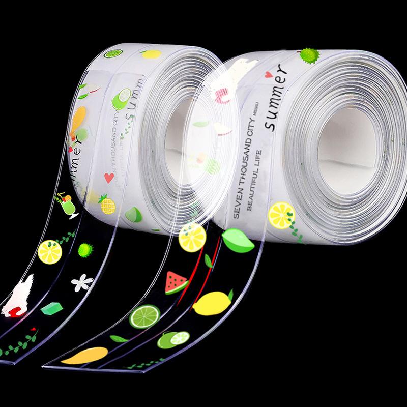 Kitchen Sink Sealing Tape Self-adhesive Waterproof Tape For Bathroom Toilet Crevice Strip Mold Proof Wall Sticker