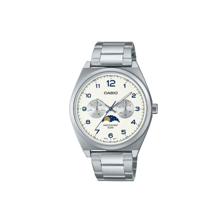 CASIO Men Standard Series 40mm Silver Watch MTP-M300D-7AV MTP-M300D-7AV Silver Strap