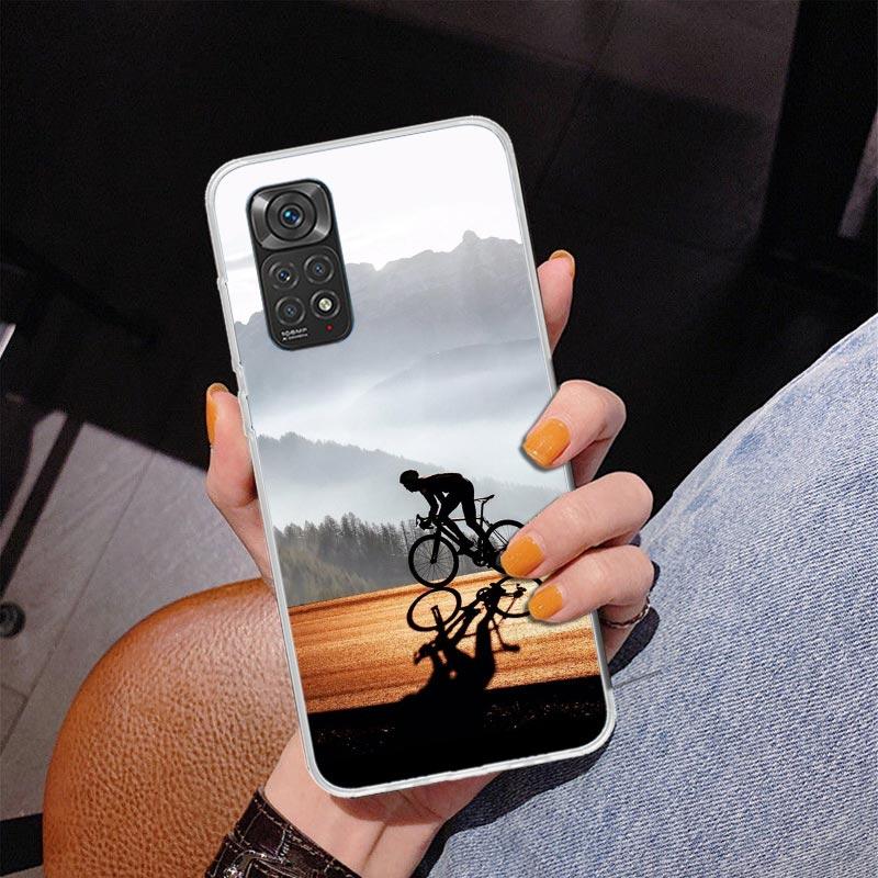 

Bicycle Bike Sport Phone Case For Xiaomi Redmi Note 15 14 13 12S 12 11 Pro Plus 14S 11S 11E 10 10S 11T 5G Personalized Cover Red Redmi Note 14 4G