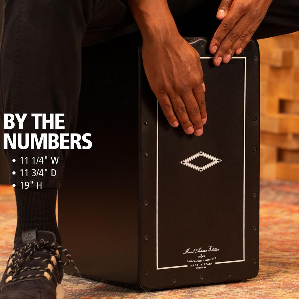 MEINL Percussion Cajon Artisan Edition Cajon Tango Line AETLSBK []