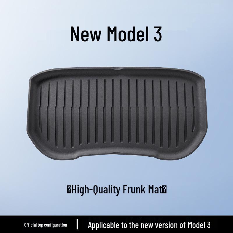 Tesla Model 3/Y Updated Trunk Mats - Front & Rear TPE Protective Accessories