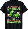 6 7 Christmas Skibidi Rizzmas 67 Meme Gen Alpha Slang Xmas T-Shirt