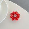 Three-Dimensional Plastic Flower Mobile Phone Airbag Bracket, Small Fresh Paste Desktop Watching Drama Lazy Support Frame