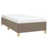 Vidaxl Struttura Letto Senza Materasso Taupe 90X200 Cm Tessuto