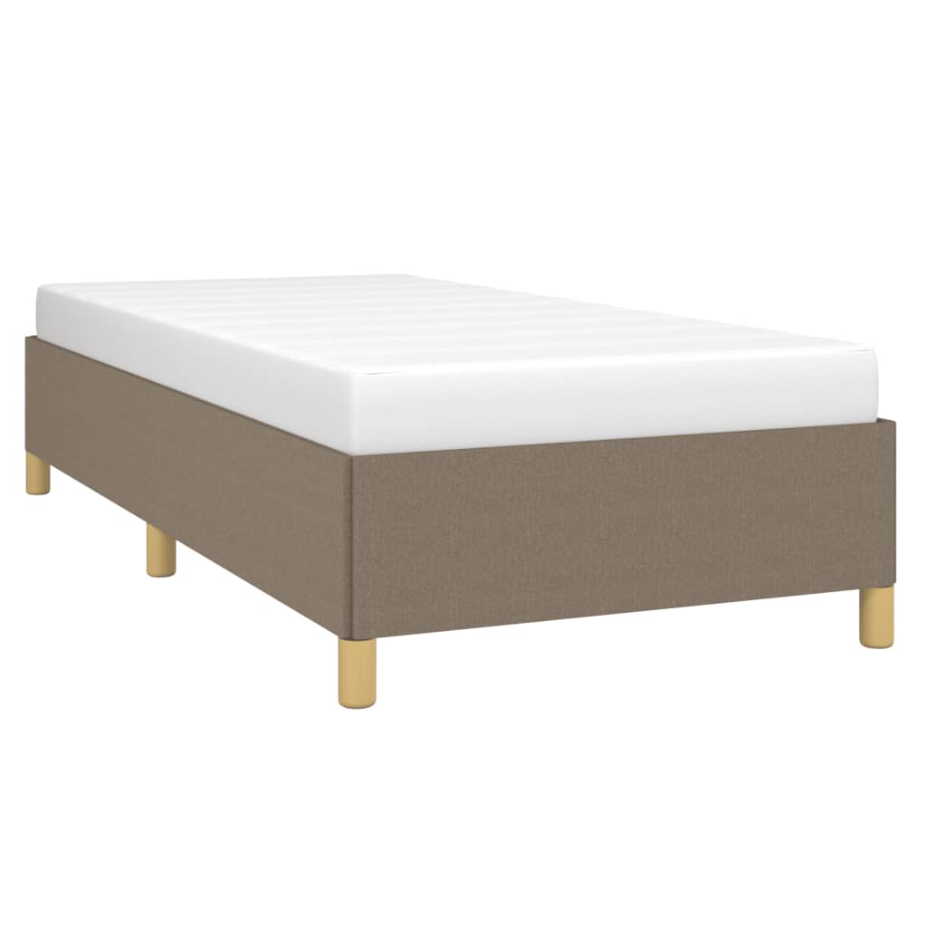 Vidaxl Struttura Letto Senza Materasso Taupe 90X200 Cm Tessuto