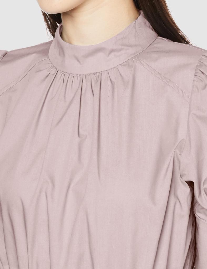 Snidel Sustaina Bowtie Shirt Dress SWFO231085 BEG 0 Women's