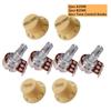 Guitar Potentiometer Volume Tone Control Knob 18mm Guitar Volume Tone Potentiometer 25K250K500K