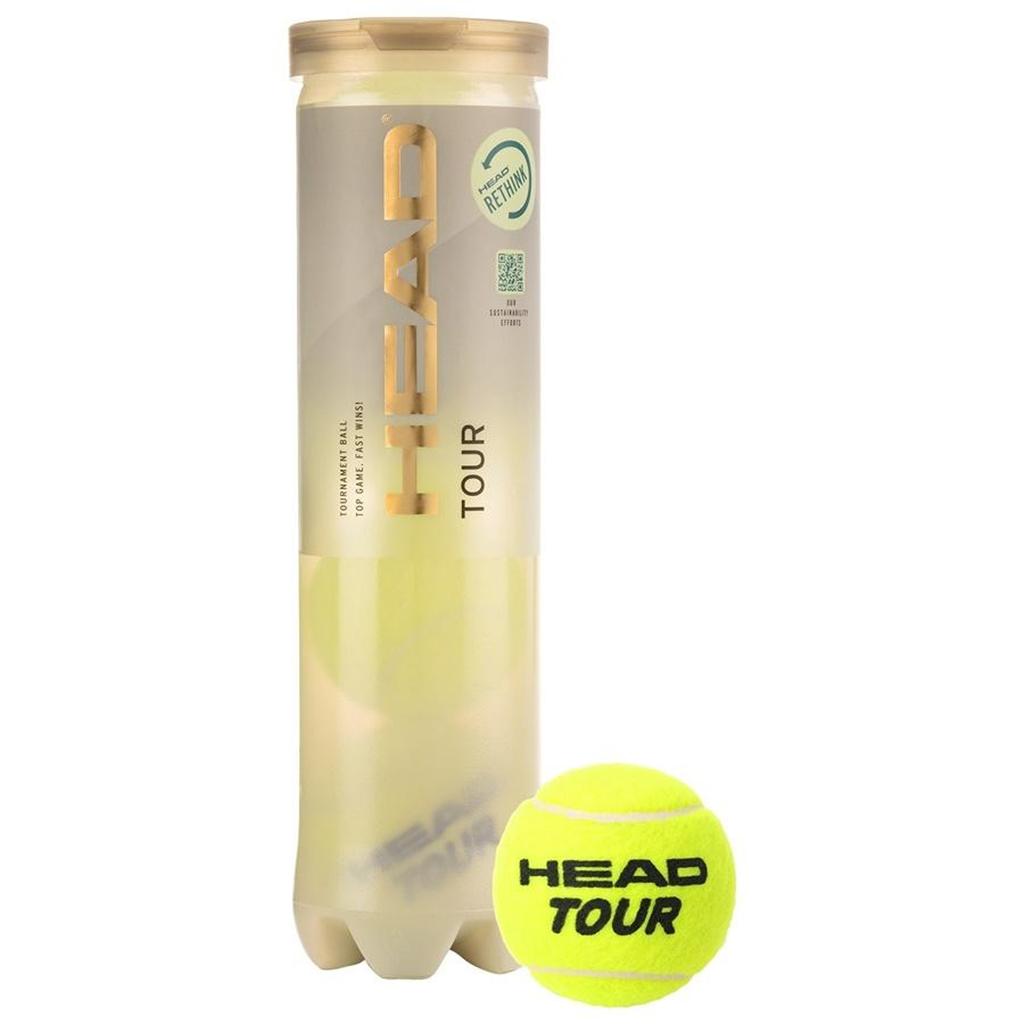 Head Tour Tennis Balls (Pack of 4)
