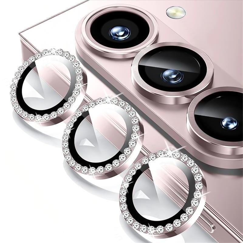 

Diamond Metal Ring Lens Protector Glass For Samsung Galaxy Z Fold 7 Z Flip 7 Z Flip 7 FE HD Phone Camera Lens Anti-Fall Glass Z Flip 7 FE