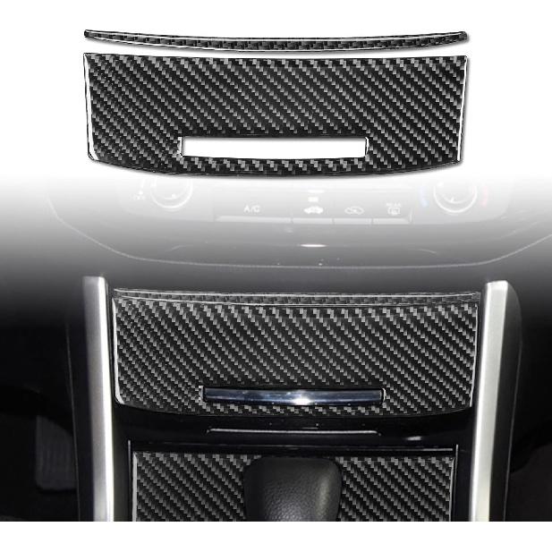 Carbon Fiber Decorative Stickers Car Central Control CD Radio Buttons Konb Media Panel Frame Car Interior Compatible with Honda Accord 2013 2014 2015