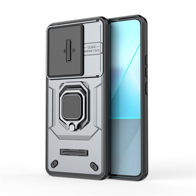Shockproof Case For Xiaomi Poco X6 5G Case For Poco X6 F6 M6 Pro Bumper Magnetic Cover For Poco X6 5G Push Window Case 6.67 inch