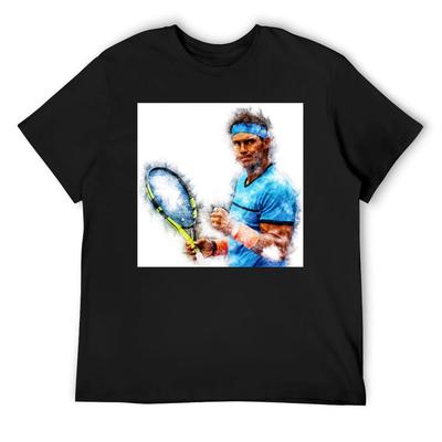 Rafael Nadal T-Shirt Summer Top Anime Figures Summer Tops Clothes Big and Tall T Shirts for Men