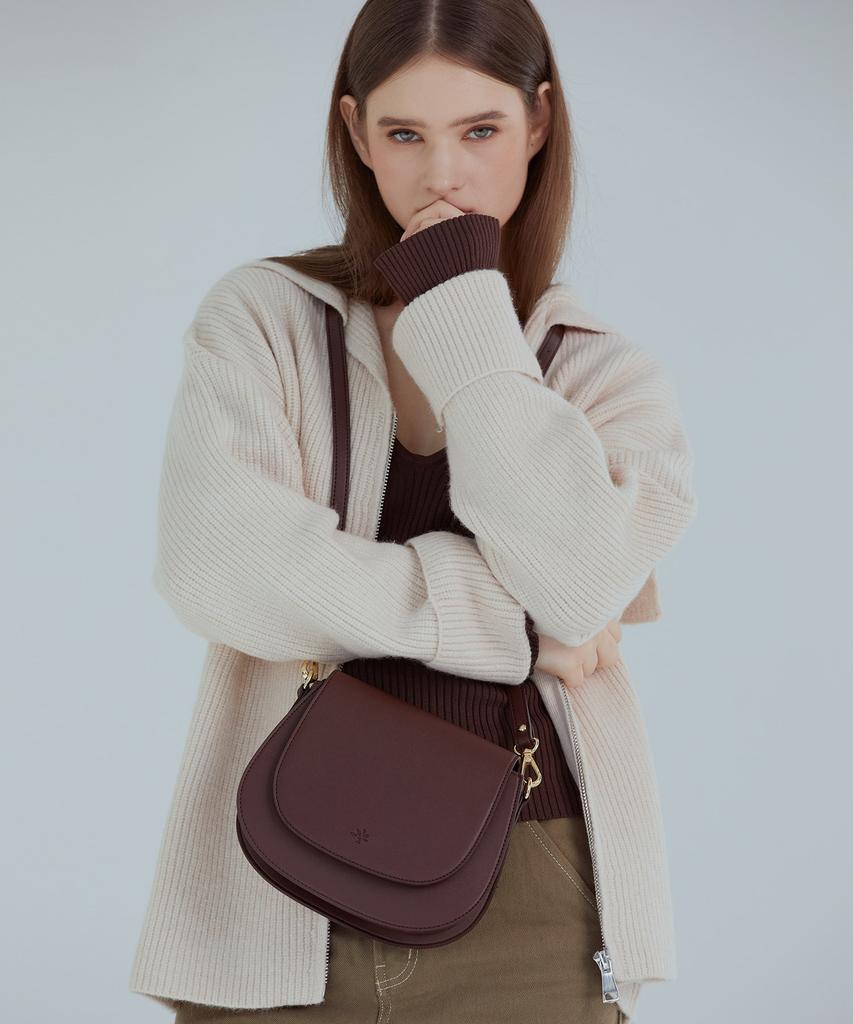 Monsac Ready Crossbody Bag Dark Brown Ap12-2323-Db