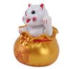 Solarbetriebene Glückskatze Glück Reichtum Willkommenskatze Autodeko Schreibtisch Kasse Eröffnung