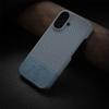 Business Leather Iron On Nylon Fabric Case For For Iphone 17 Air 16 1 14 13 12 Pro Max Plus Borderless Cooling PC Shockproof Cover