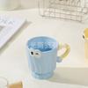 Cartoon Couple Mug Cute Eyes Ceramic Water Cup Breakfast Creative Girls Household Coffee Cup Drinking Water