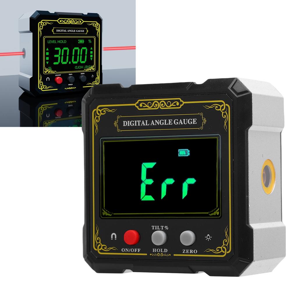 Digital Inclinometer 4 Sides Magnetic Adsorption Electronic Level Angle Meter Protractor for Woodworking Table Saw Measurement