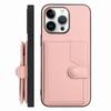 For iPhone 16 Pro Max Case RFID Blocking Card Holder Kickstand TPU+PU Leather Phone Back Cover