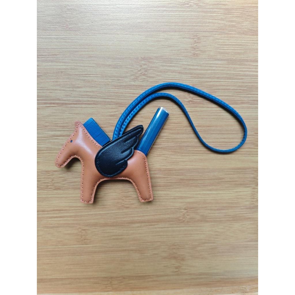 [Jahr des Pferdes] Taschenanhänger, Erfolg, Accessoires, bald Geld, Autoanhänger, Schlüsselanhänger, Lammfell Vollleder